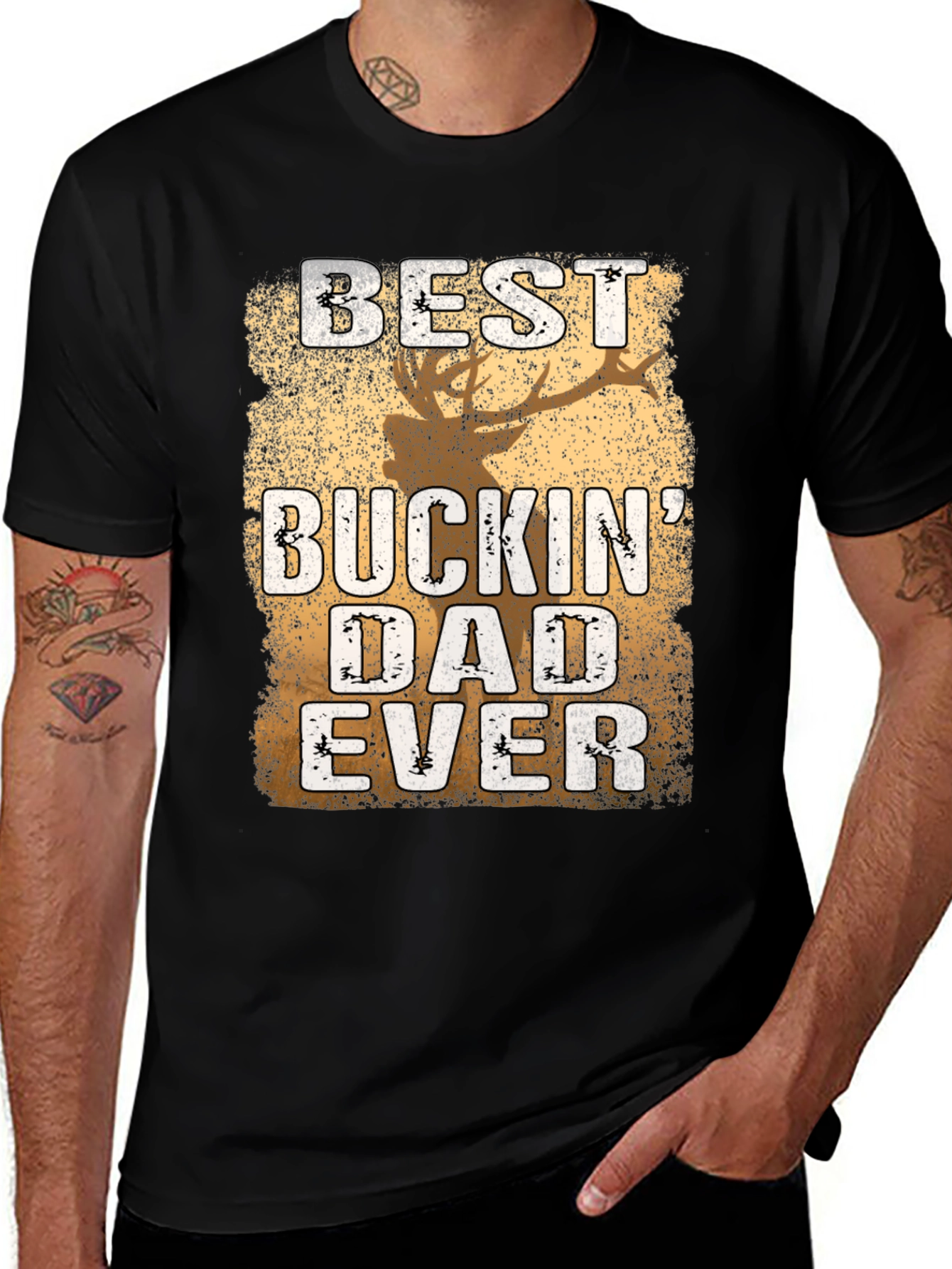 Variant 7 of Best Buckin' Dad Ever T-Shirt