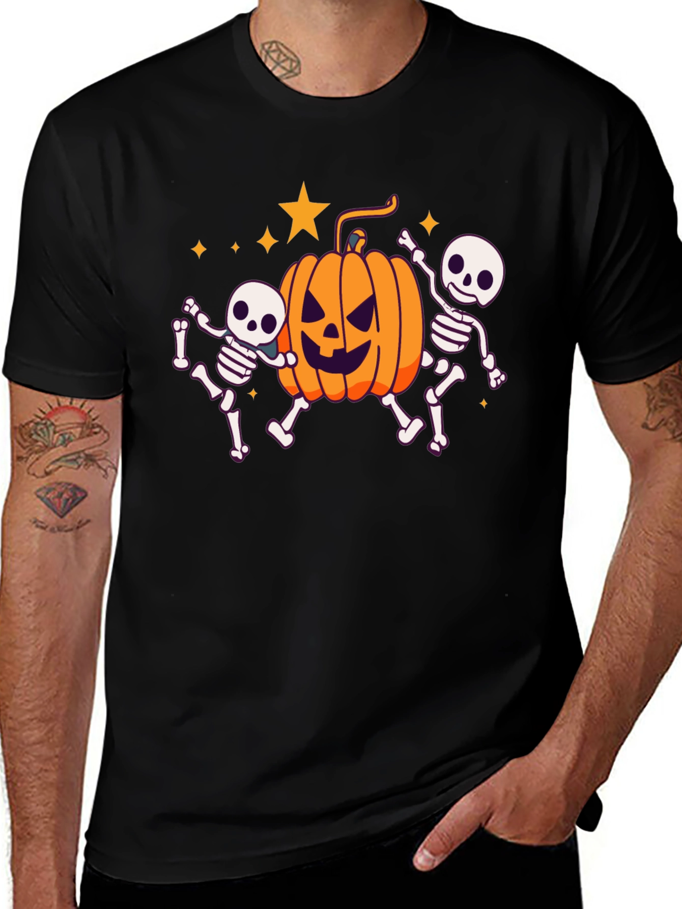 Halloween Skeletons Dancing T-Shirt