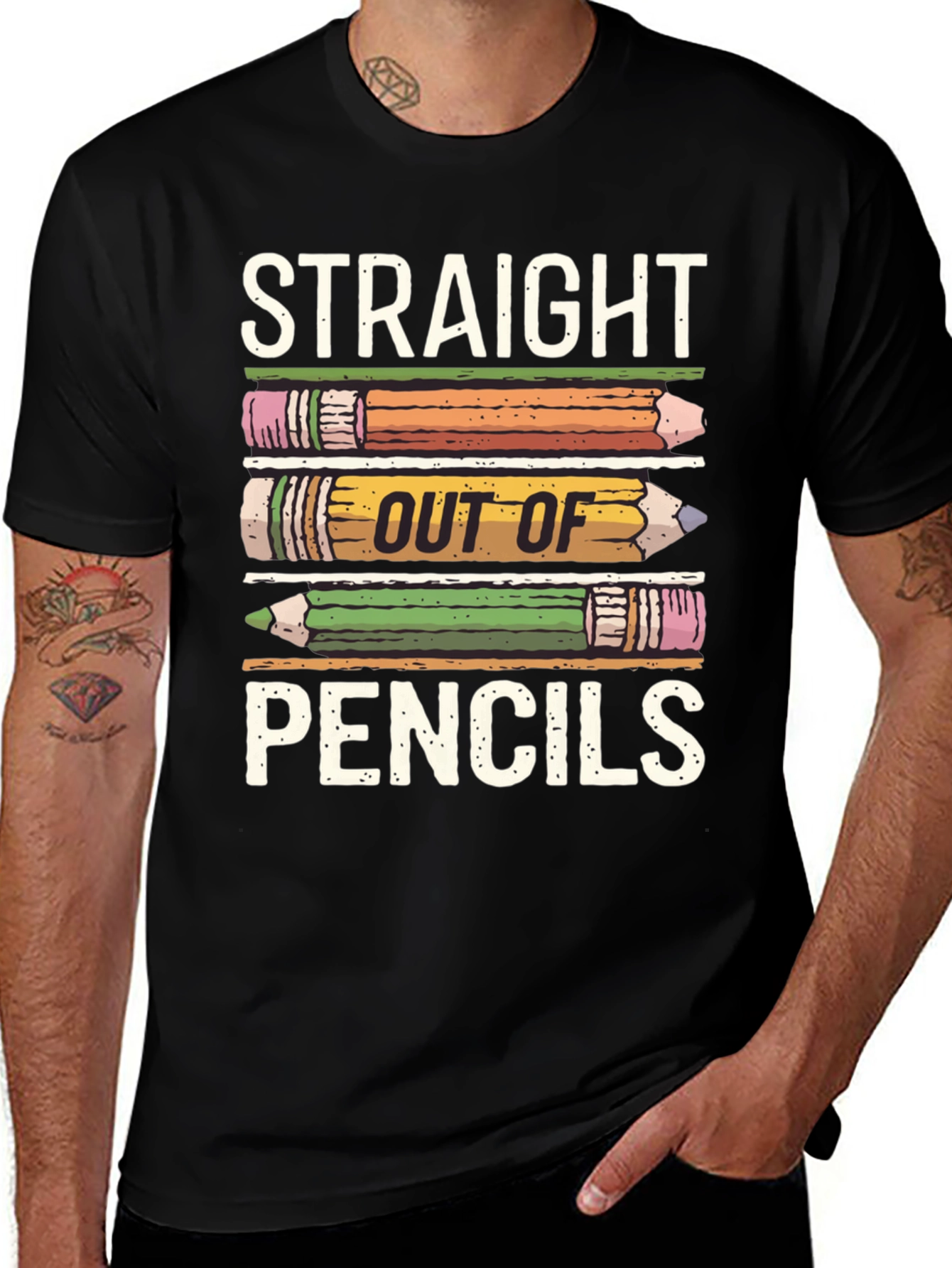 Straight Out Of Pencils T-Shirt