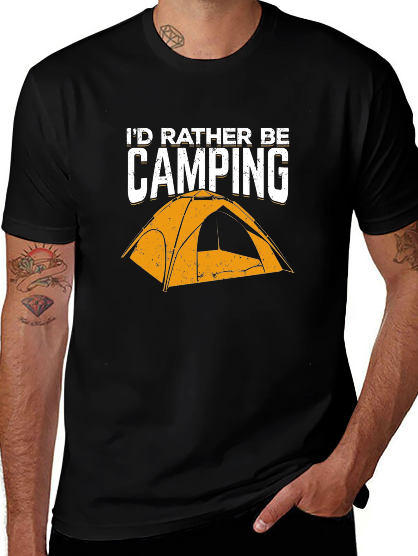 Variant 12 of I'd Rather Be Camping Graphic T-Shirt