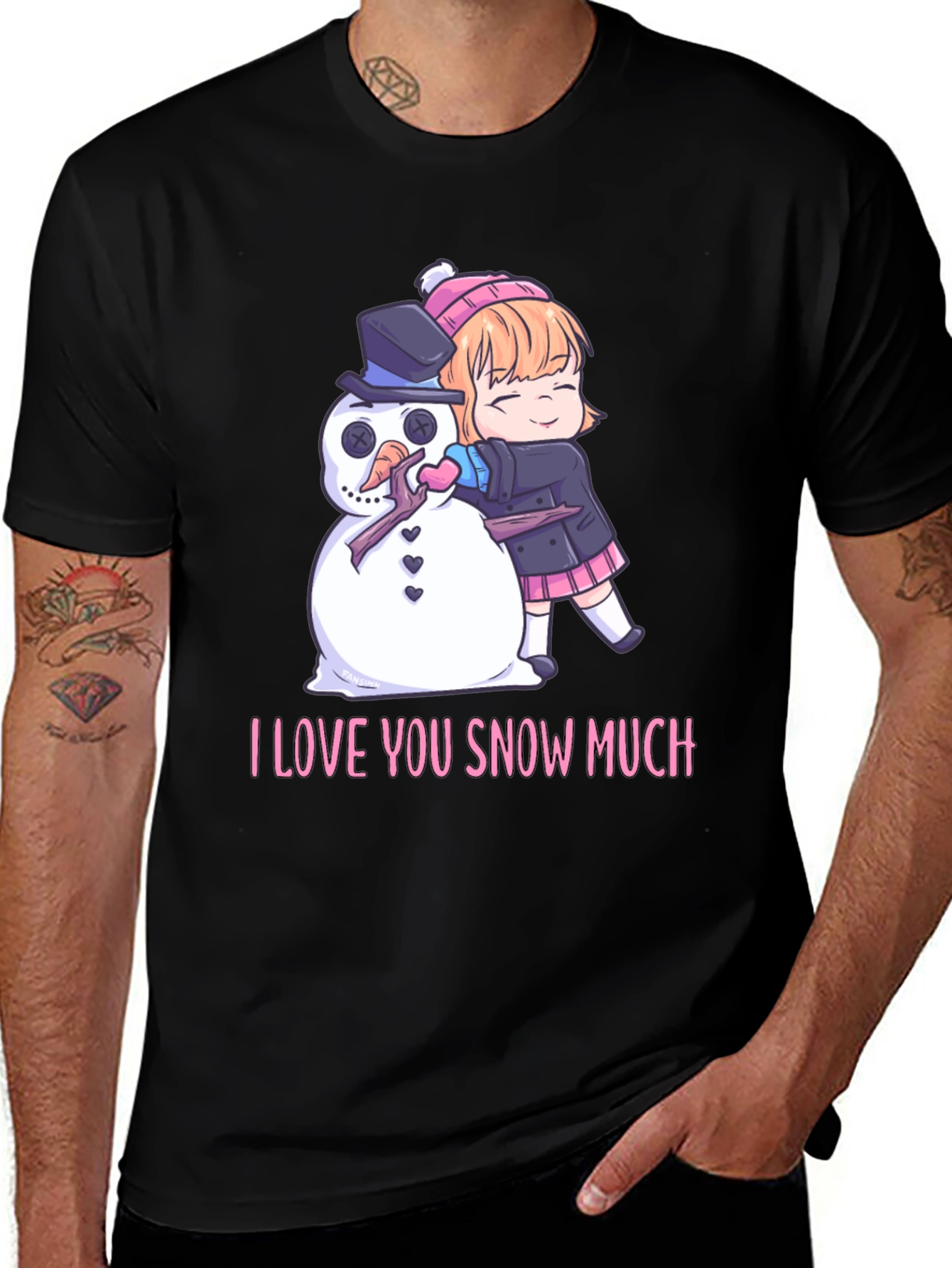 Variant 29 of I Love You Snow Much T-Shirt