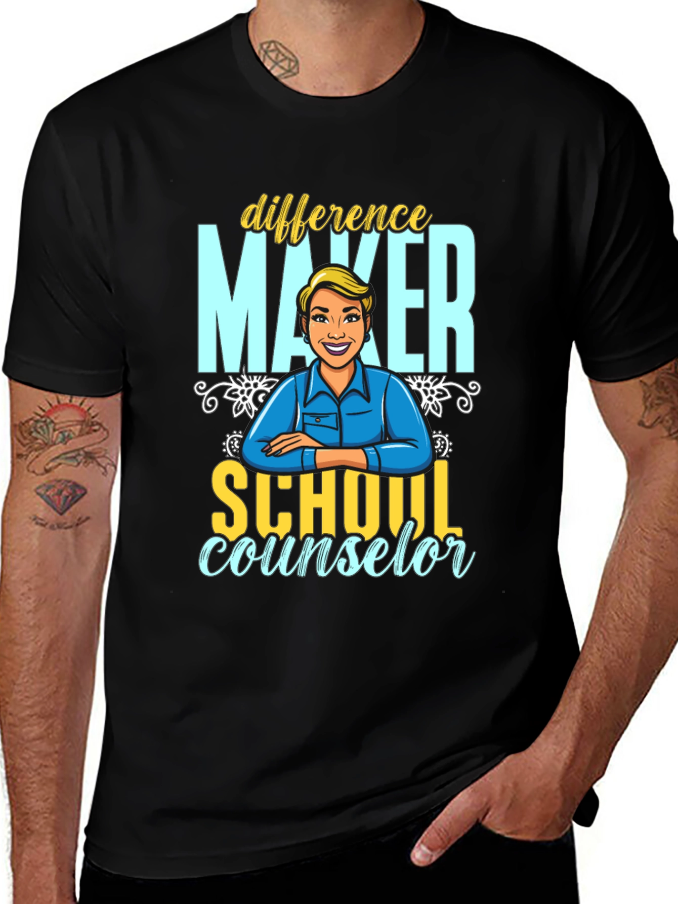 Difference Maker School Counselor T-Shirt
