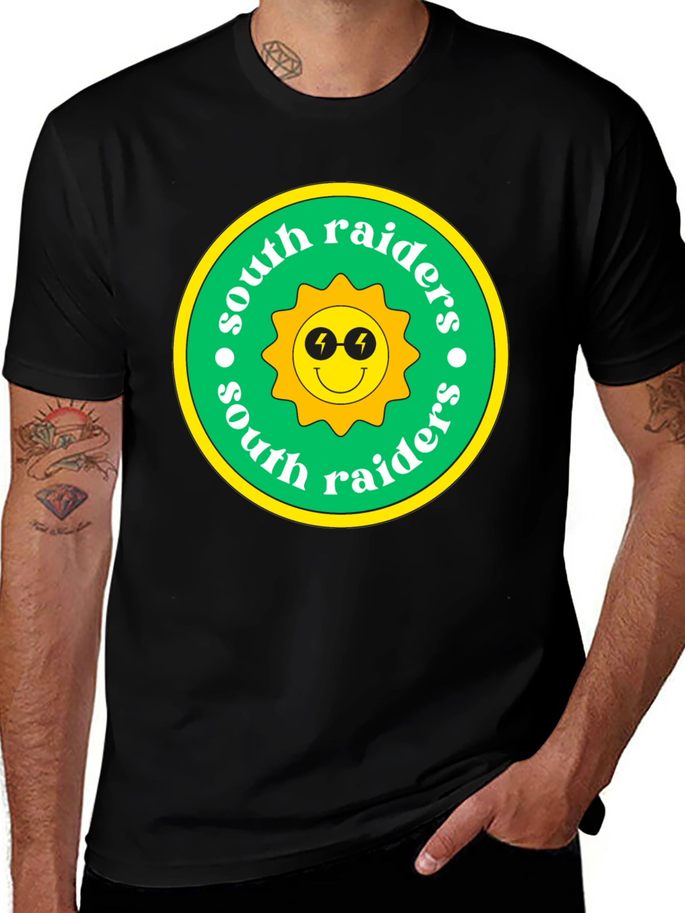 Variant 10 of South Raiders Smiley Sun T-Shirt