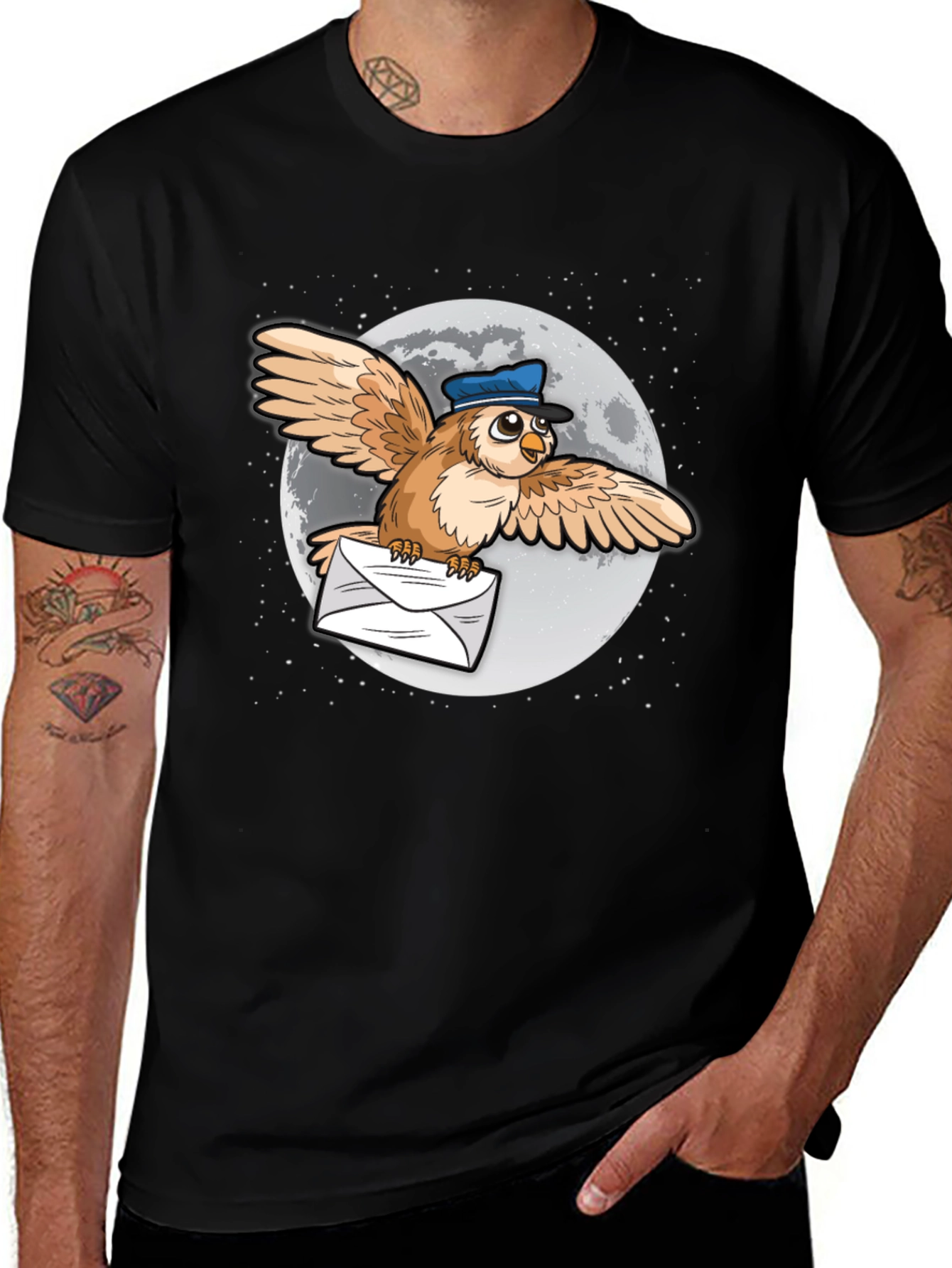 Variant 24 of Owl Postman Graphic Tee