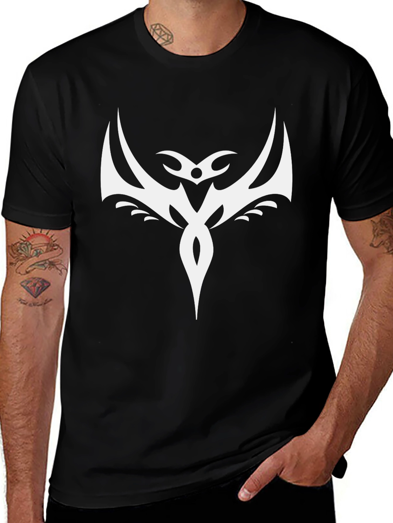 Variant 26 of Phoenix Graphic Black T-Shirt