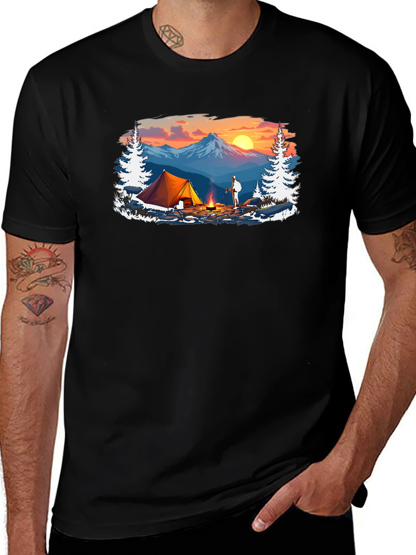 Variant 26 of Camping Graphic T-Shirt