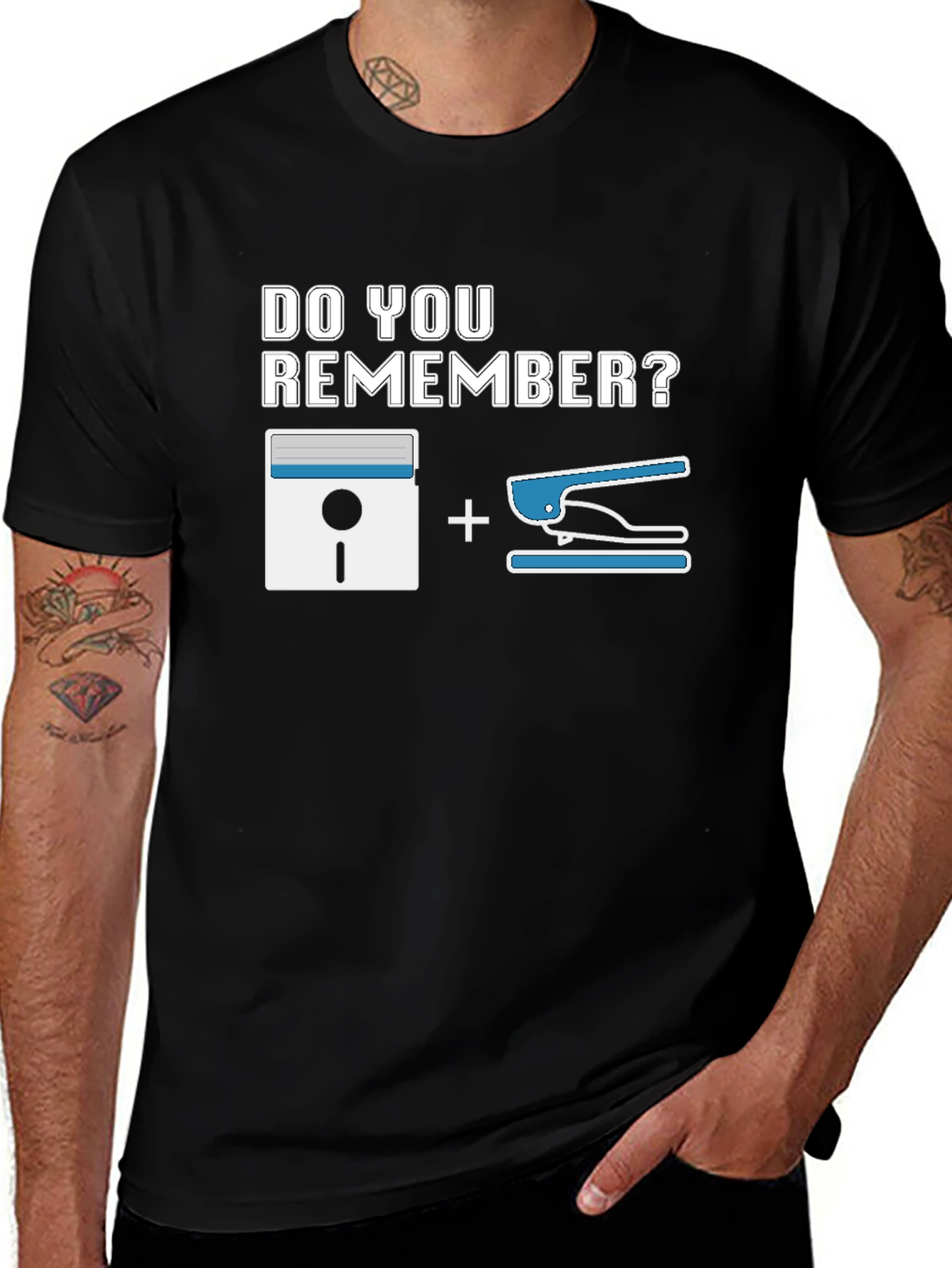 Retro Tech T-Shirt - Do You Remember Floppy Disks?