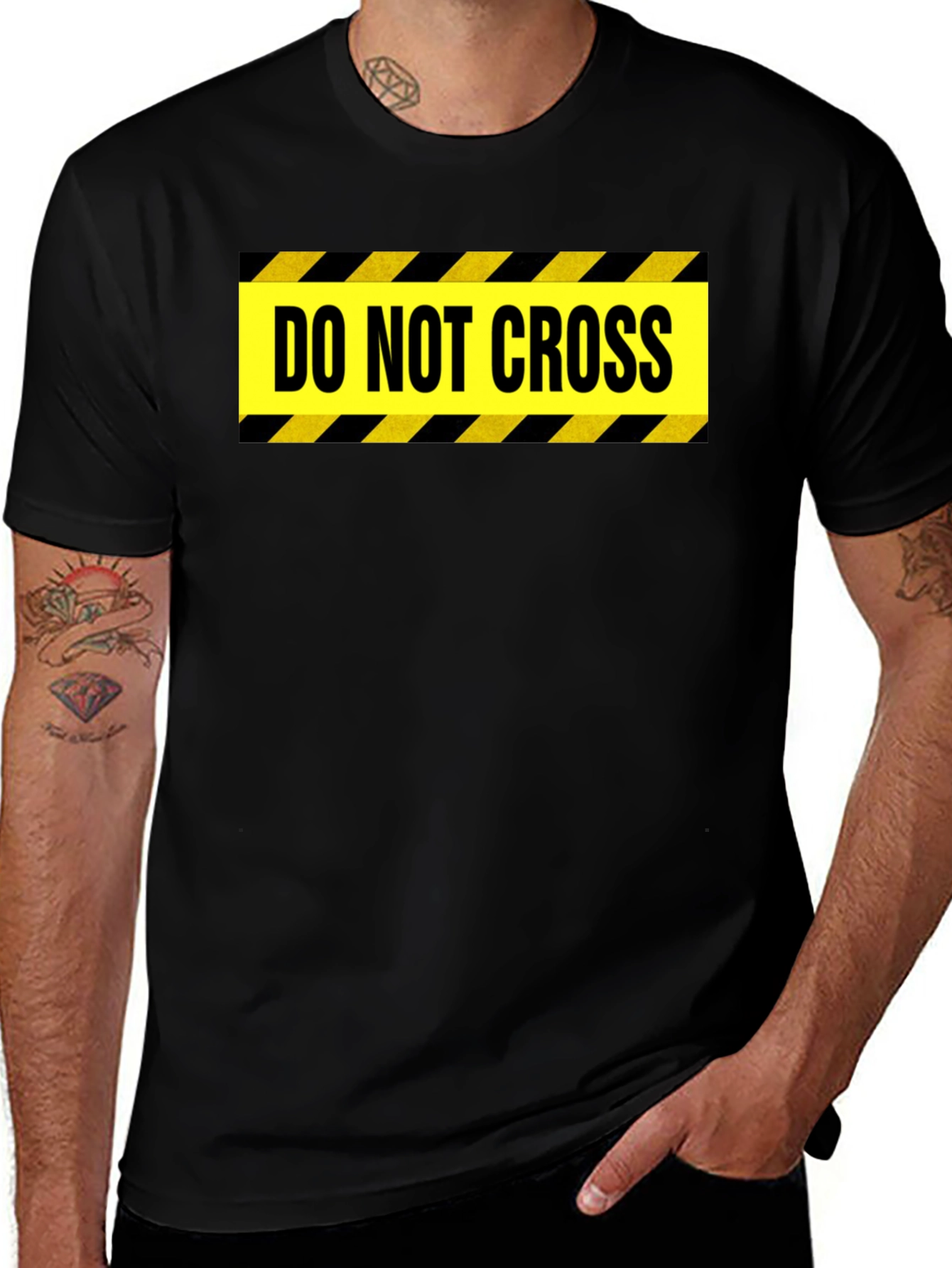 Variant 24 of Do Not Cross Graphic T-Shirt