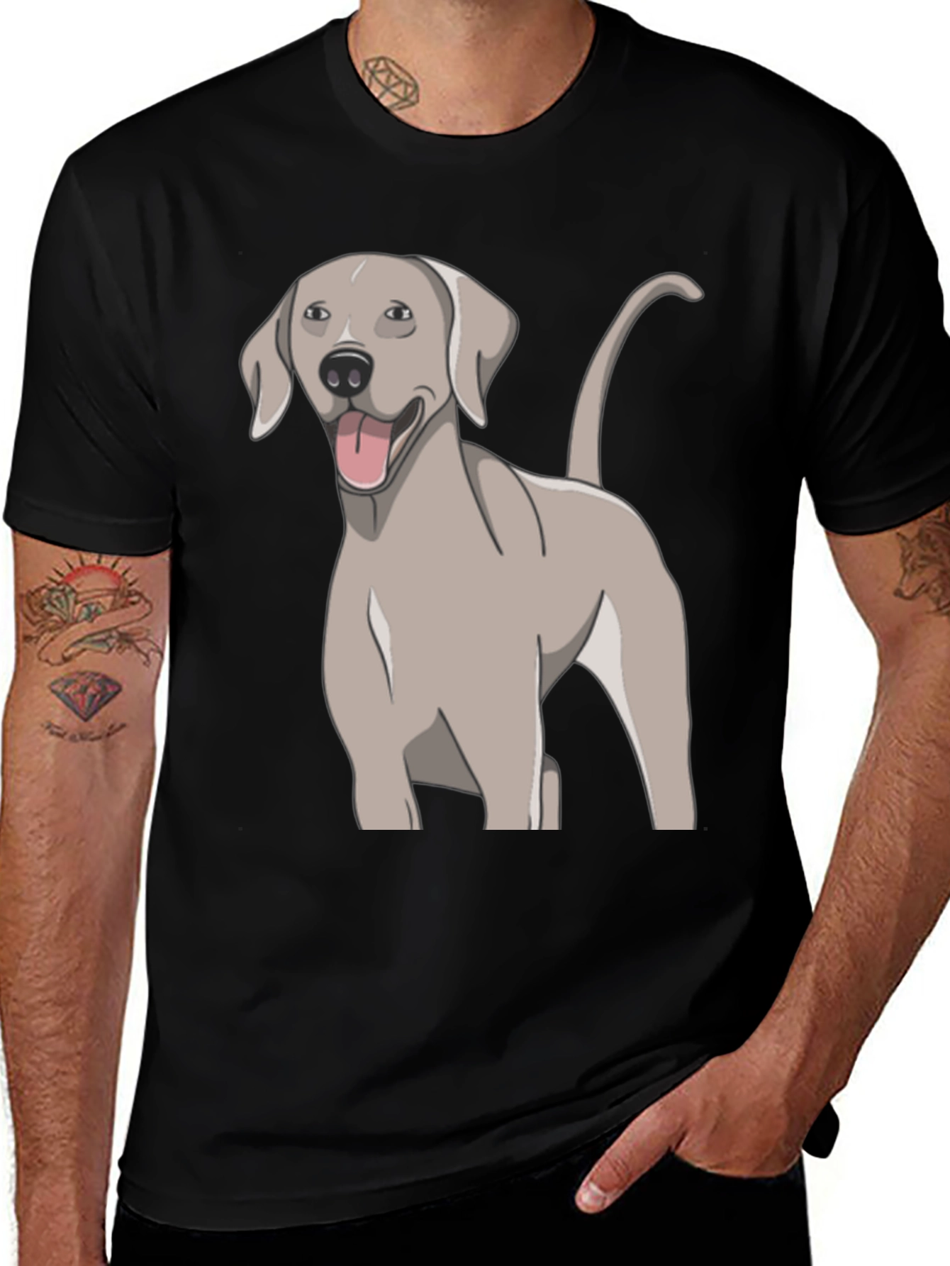 Variant 22 of Dog Graphic Tee - Labrador Lover