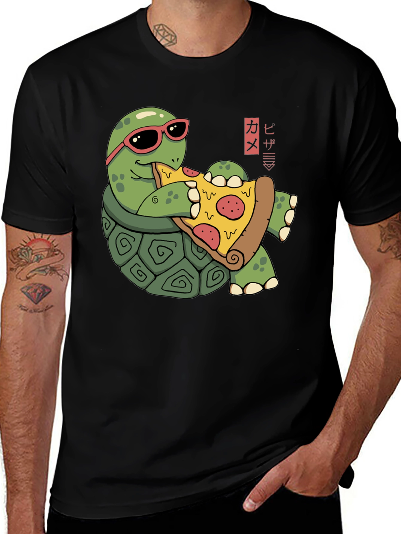 Variant 22 of Turtle Pizza T-Shirt
