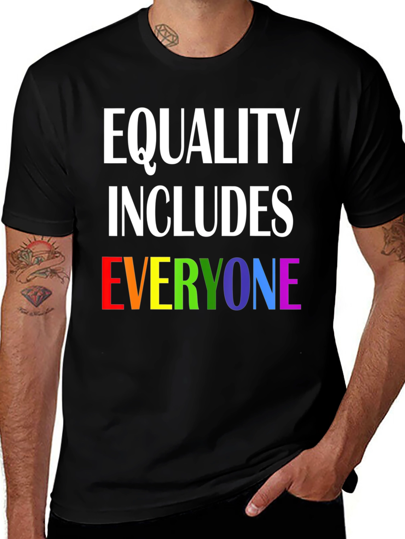 Variant 15 of Equality Includes Everyone Graphic T-Shirt