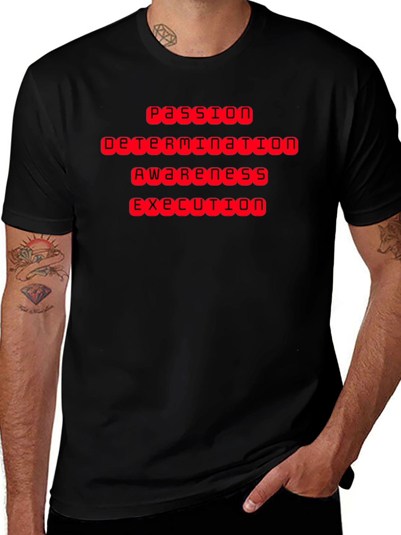Variant 18 of Passion Determination Awareness Execution T-Shirt
