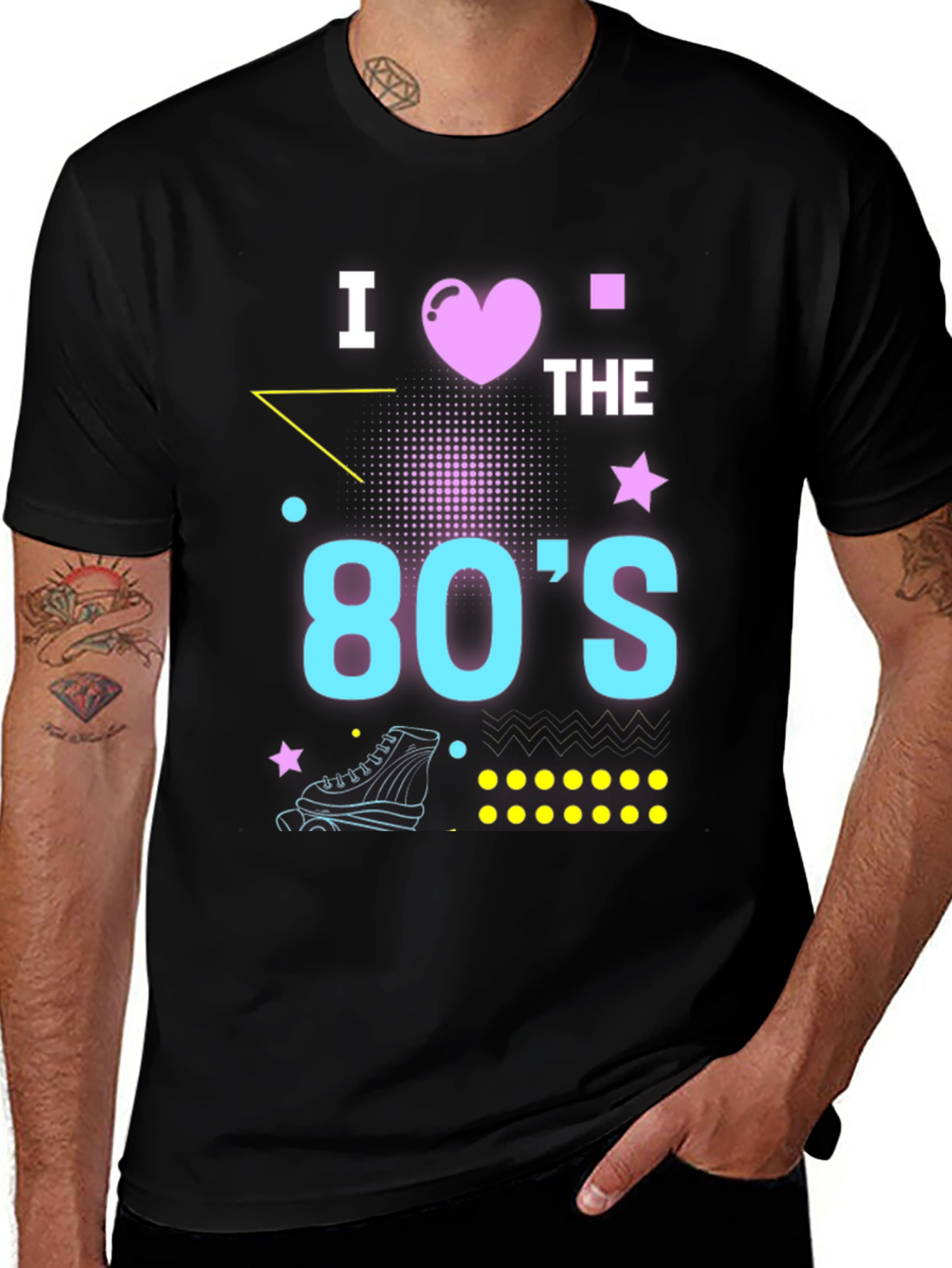 Variant 5 of I Heart the 80s Graphic T-Shirt