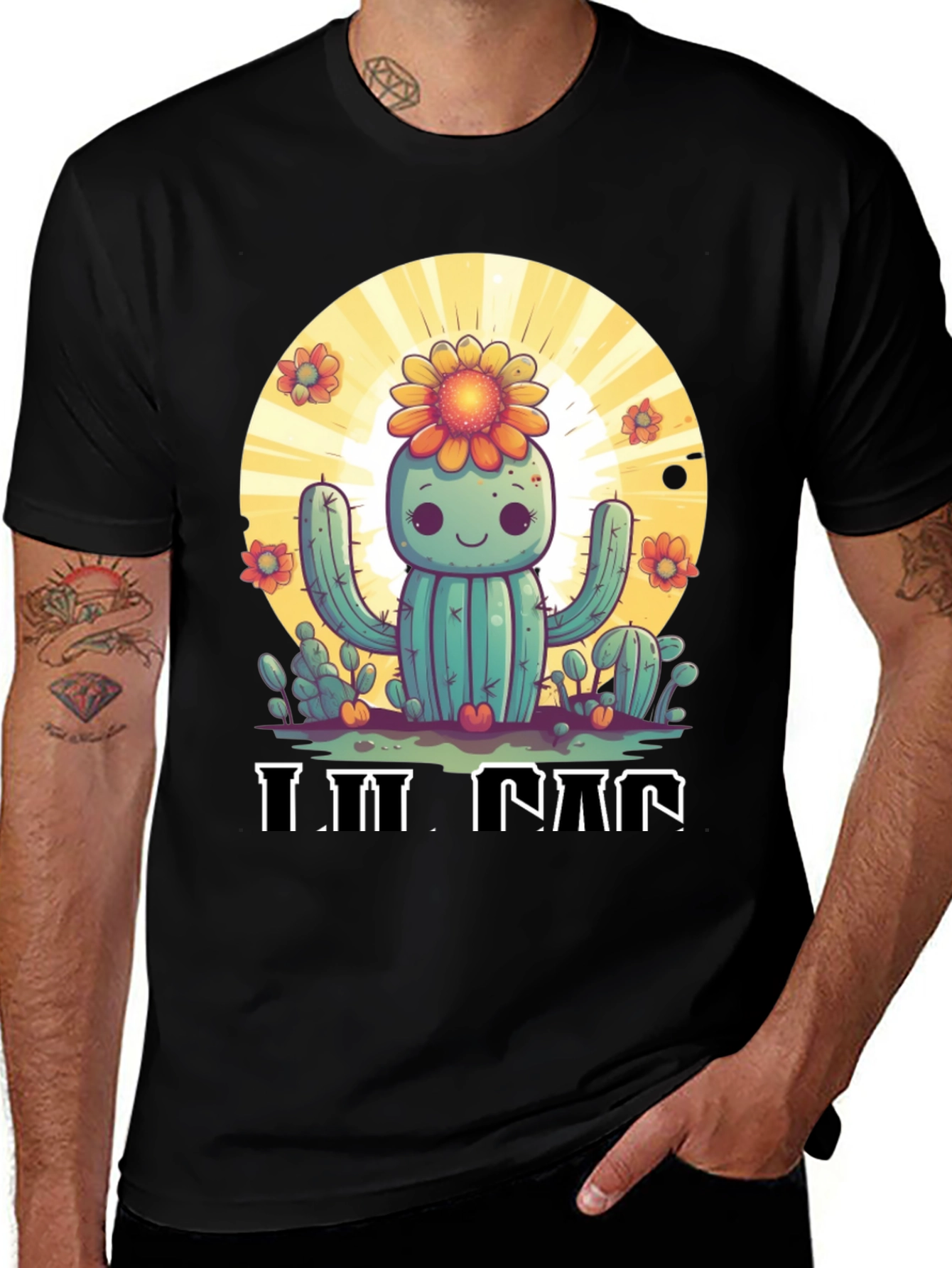 Variant 11 of Cactus Flower T-Shirt - Desert Style
