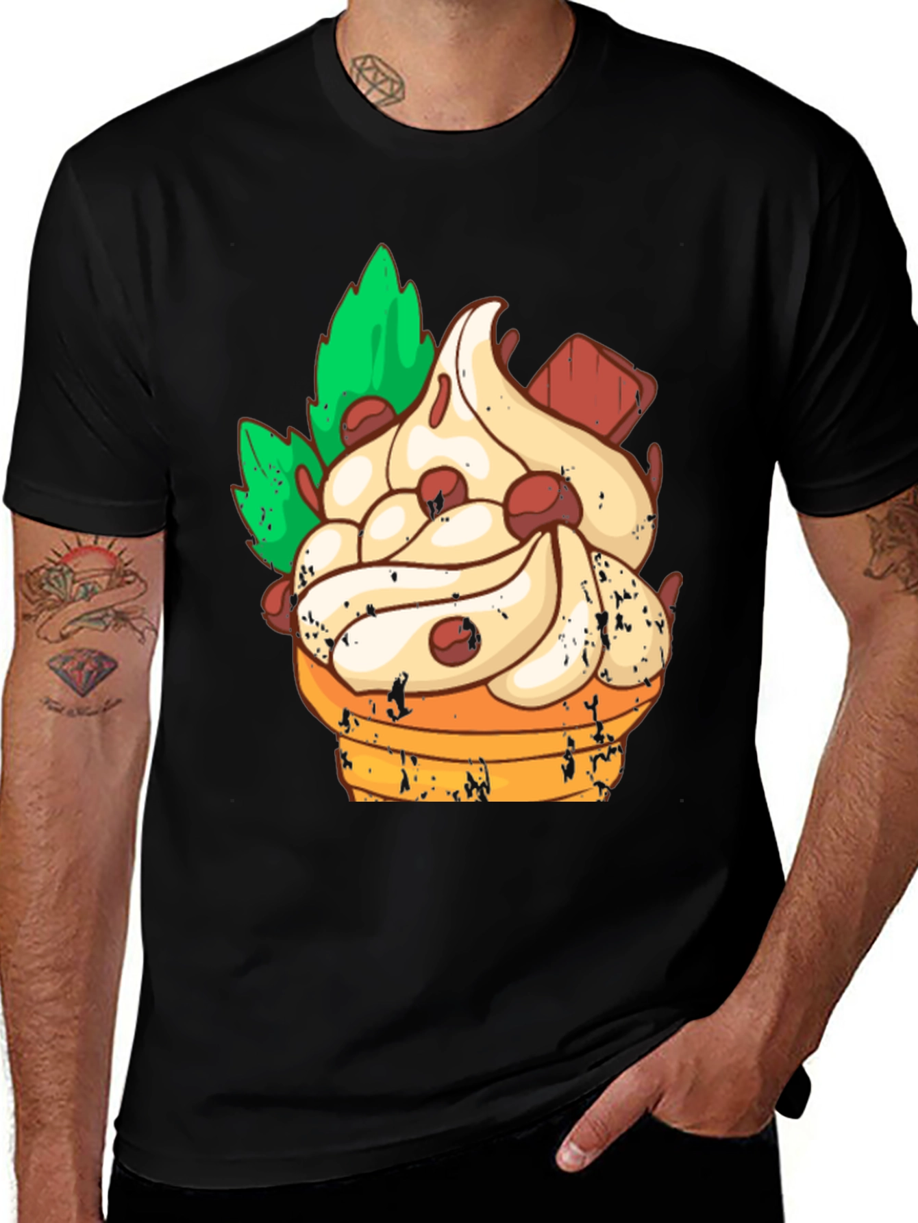 Variant 30 of Dessert Graphic Tee - Sweet Treat Style!