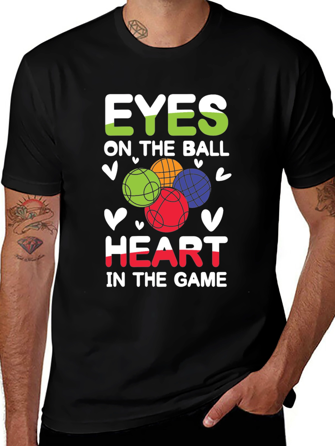 Variant 19 of Eyes on the Ball Graphic Tee