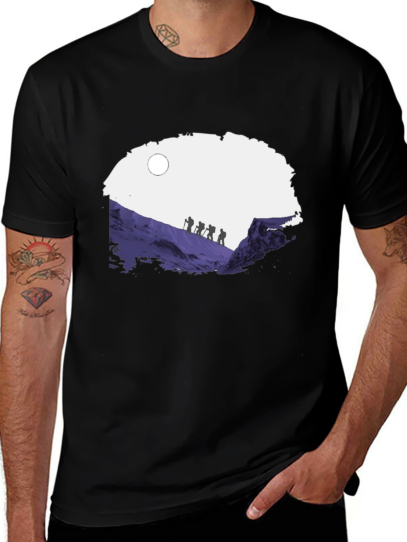 Variant 24 of Mountain Hiking Graphic T-Shirt