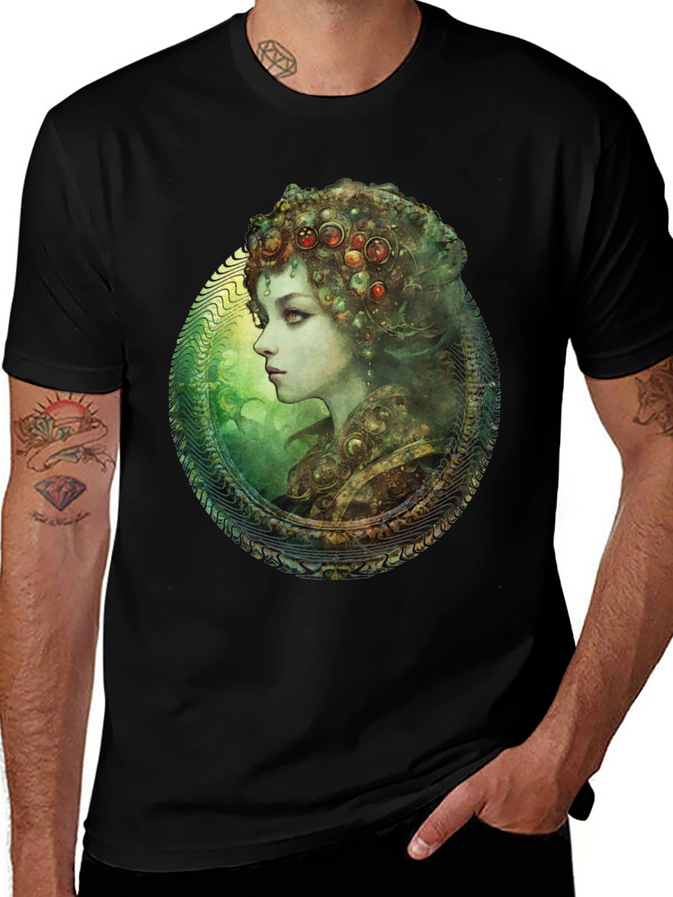 Mystic Portrait Graphic T-Shirt