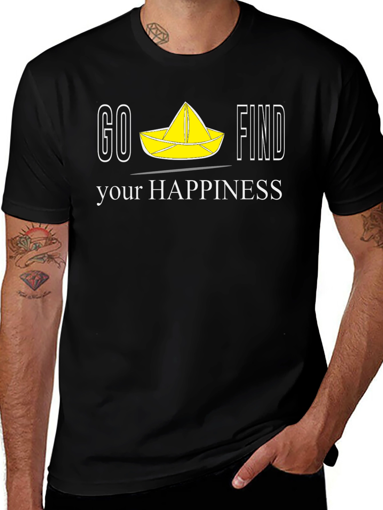 Variant 7 of Go Find Your Happiness T-Shirt