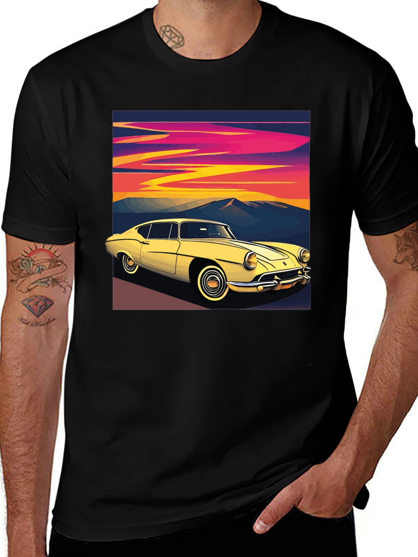 Variant 28 of Retro Car T-Shirt