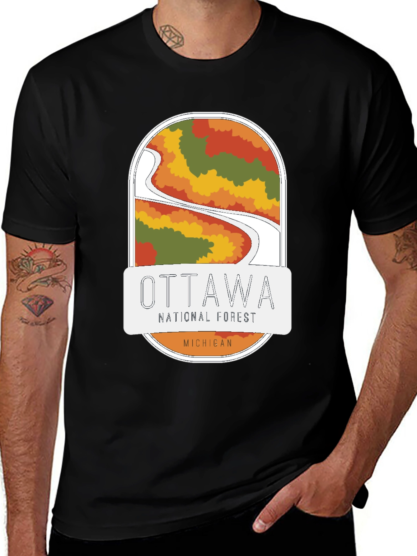 Ottawa National Forest T-Shirt - Michigan Souvenir Tee