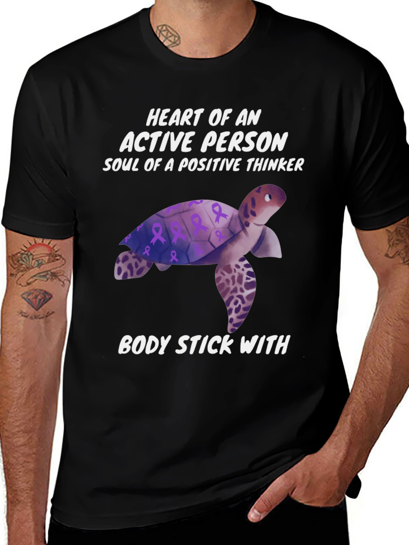 Variant 2 of Turtle Positive Thinker T-Shirt