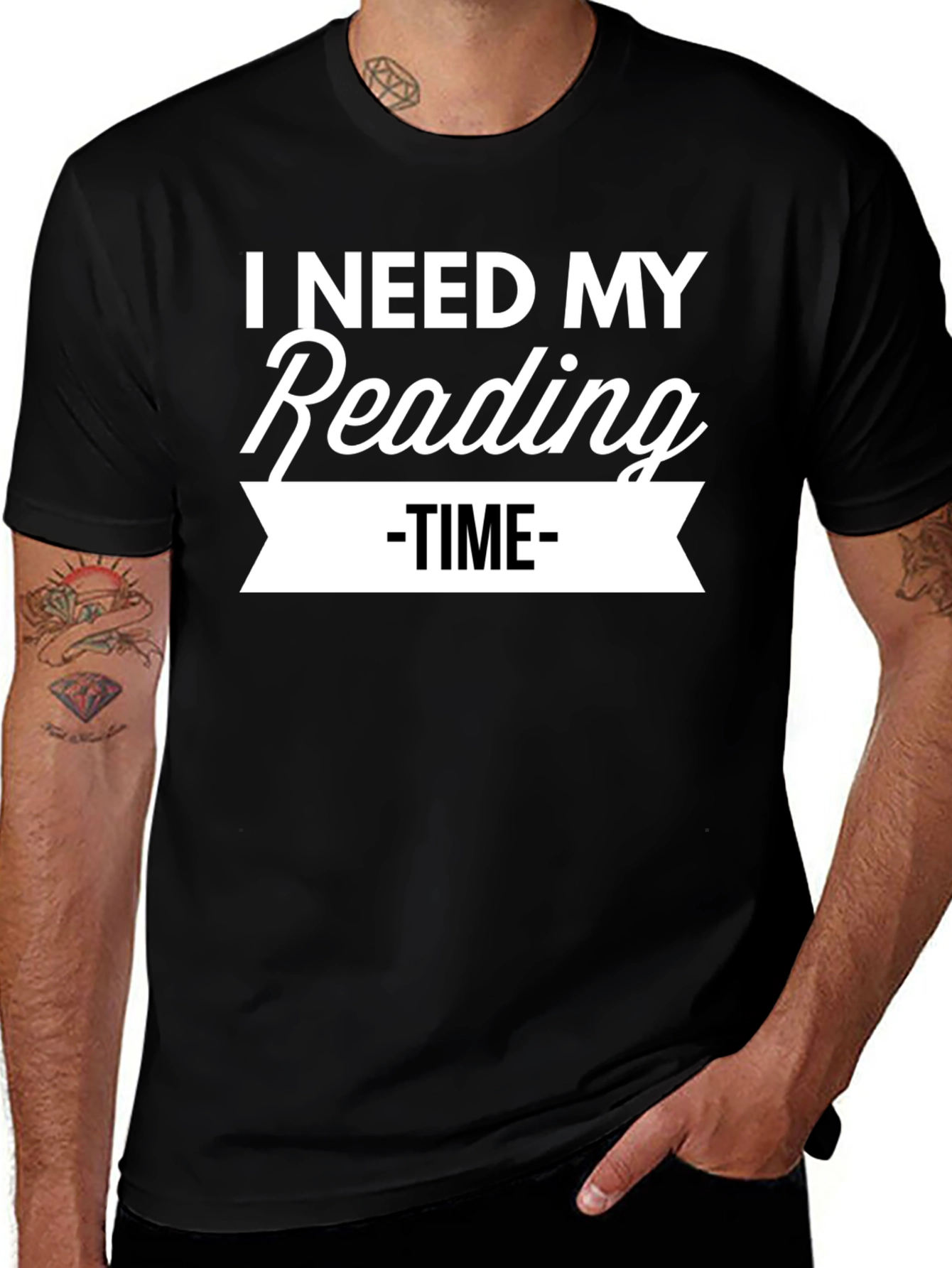 Variant 10 of I Need My Reading Time Novelty T-Shirt