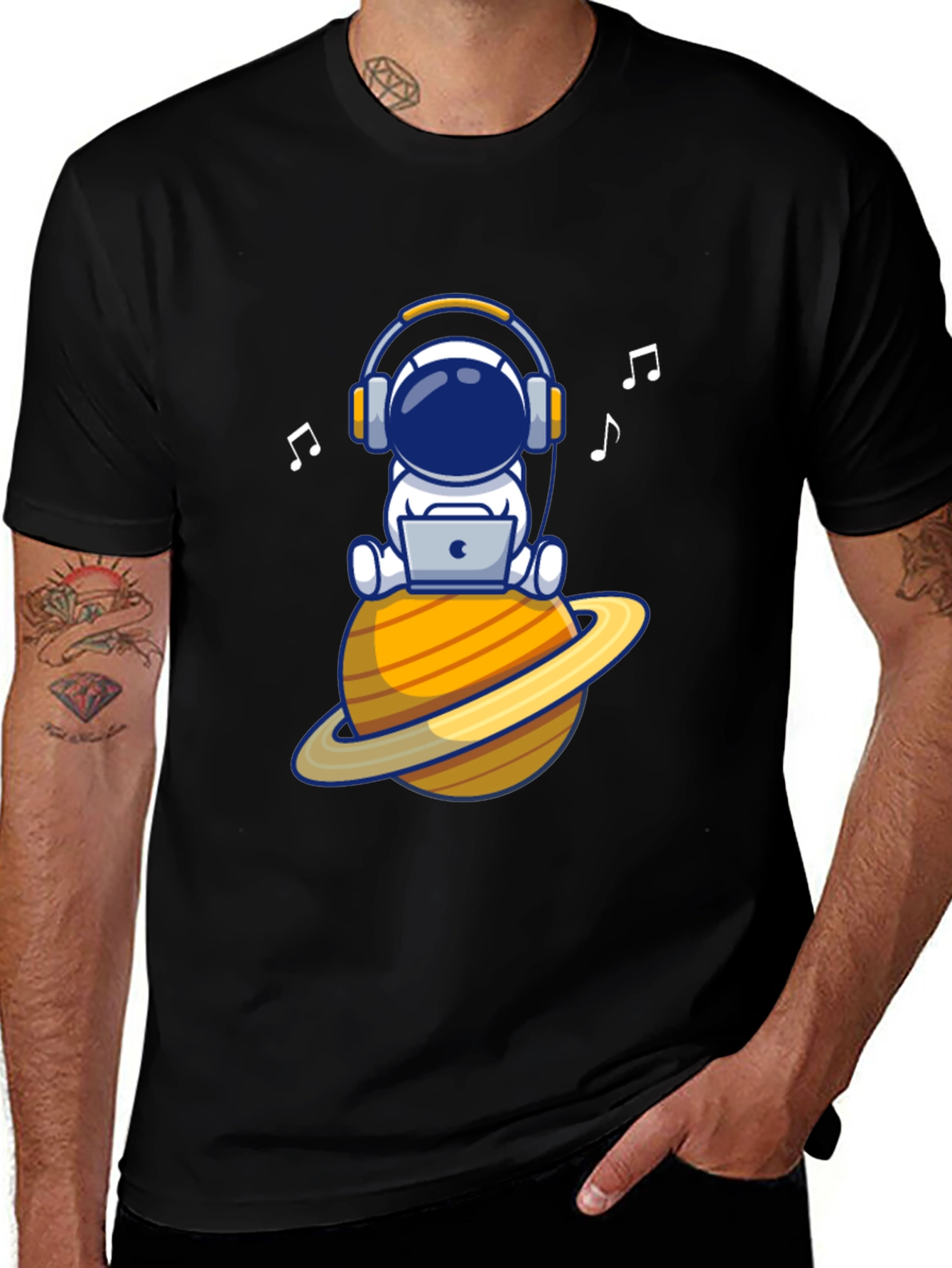 Variant 25 of Astronaut on Planet Tee - Space Lover's Comfort
