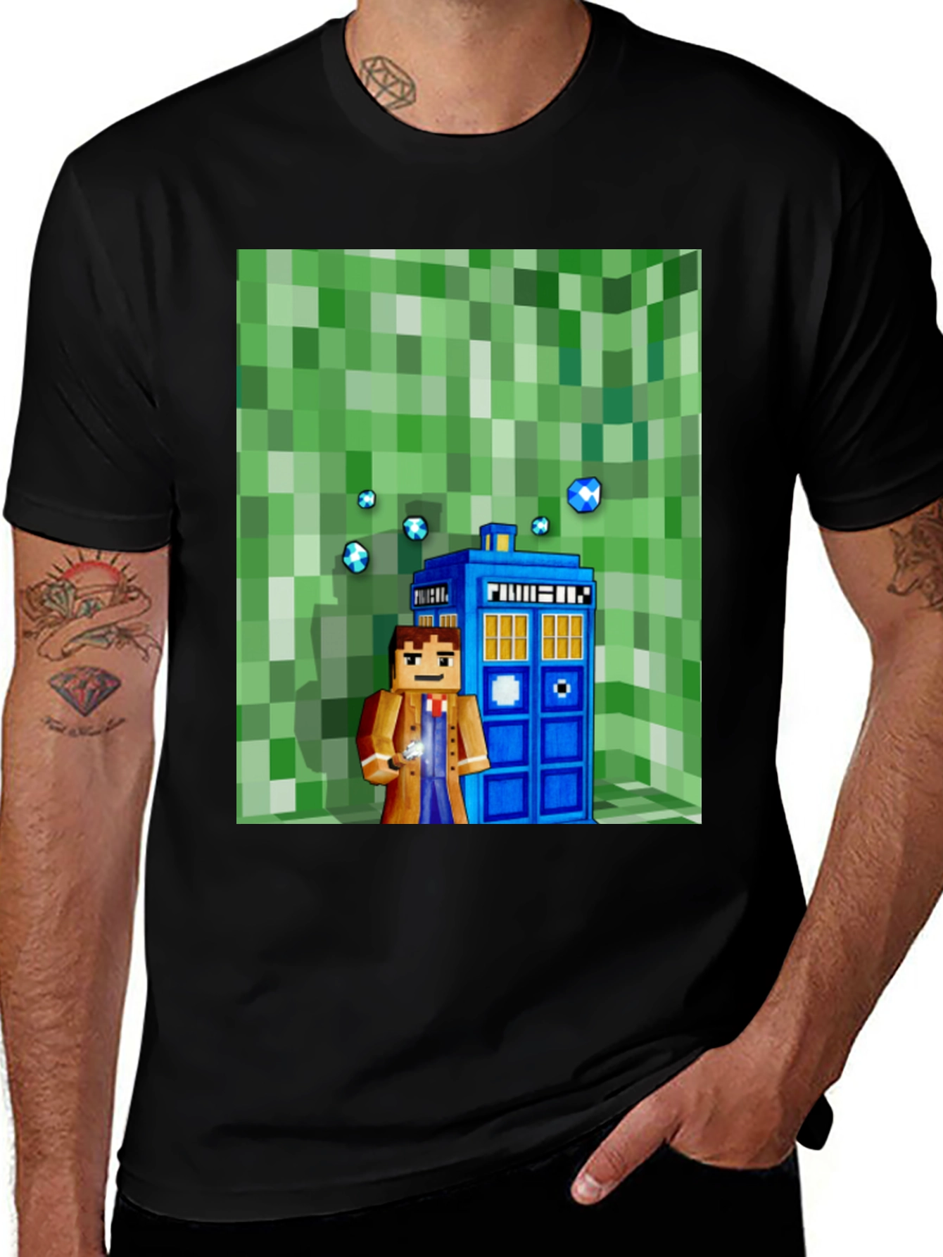 Minecraft Doctor Who T-Shirt
