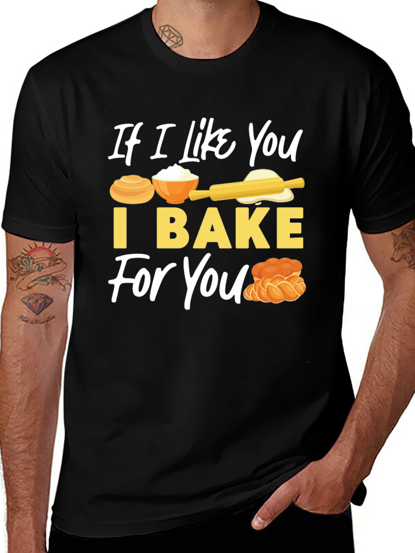 Variant 19 of Baking Lover T-Shirt - If I Like You I Bake