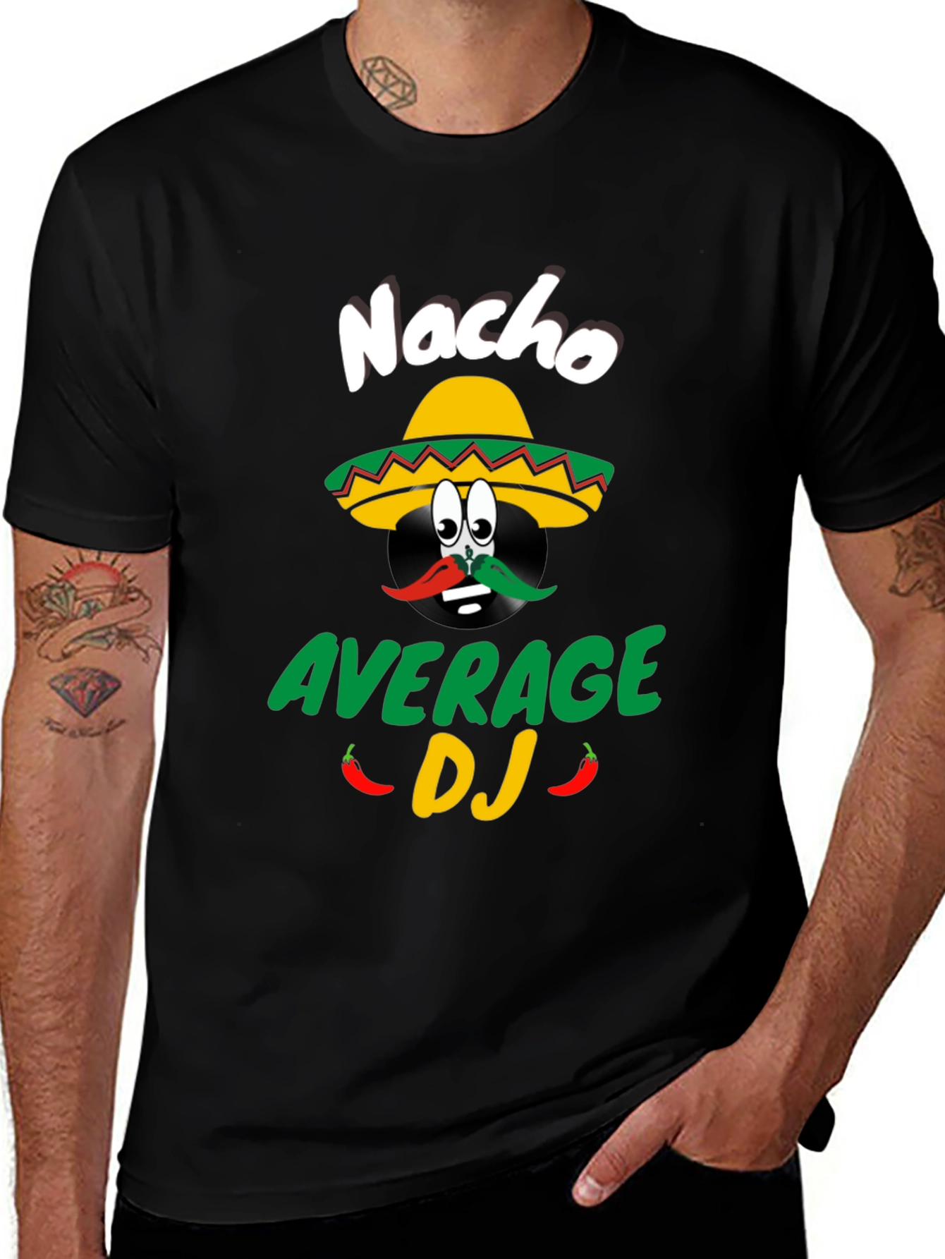 Nacho Average DJ Graphic Tee