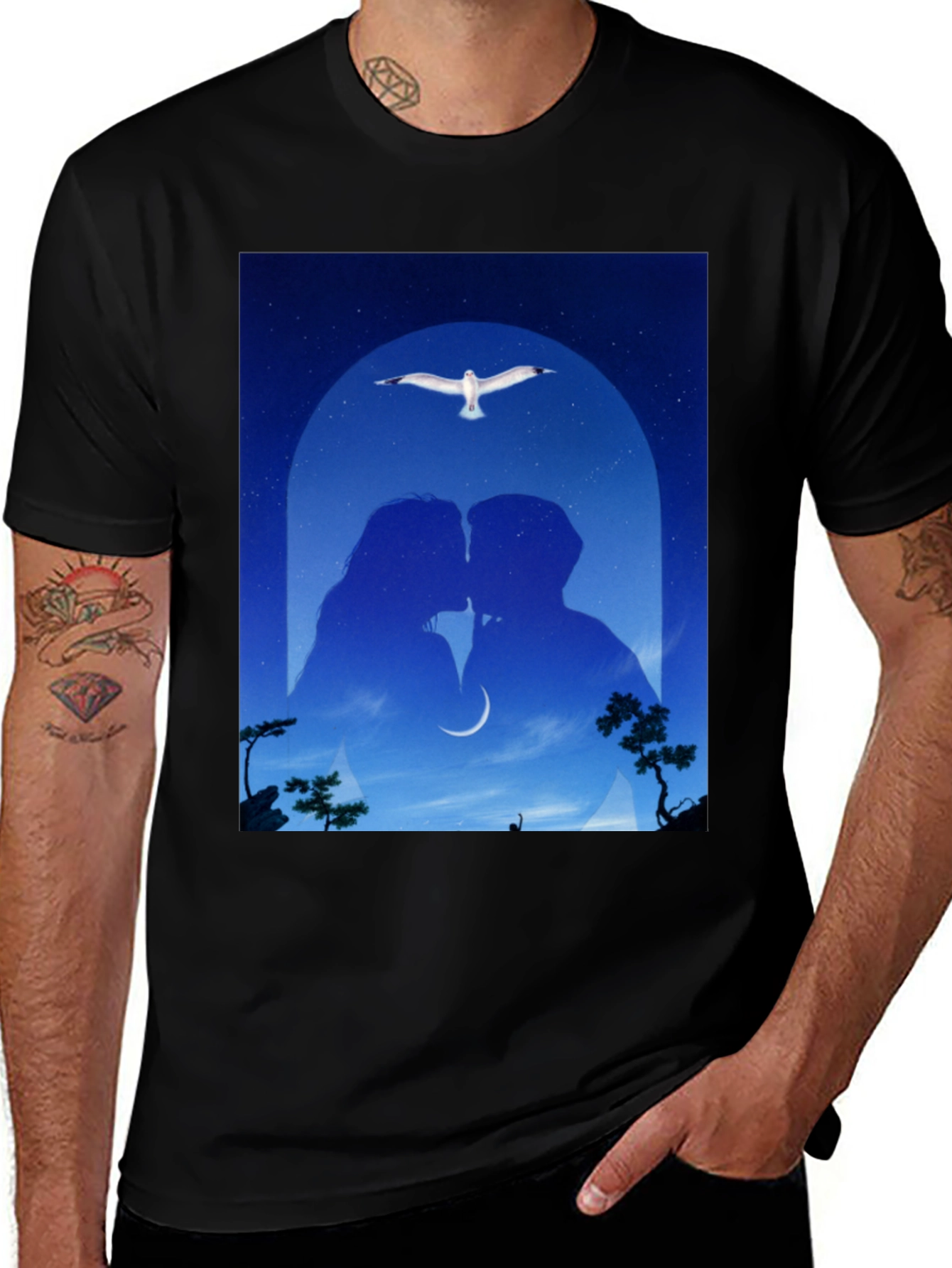 Variant 16 of Romantic Silhouette T-Shirt