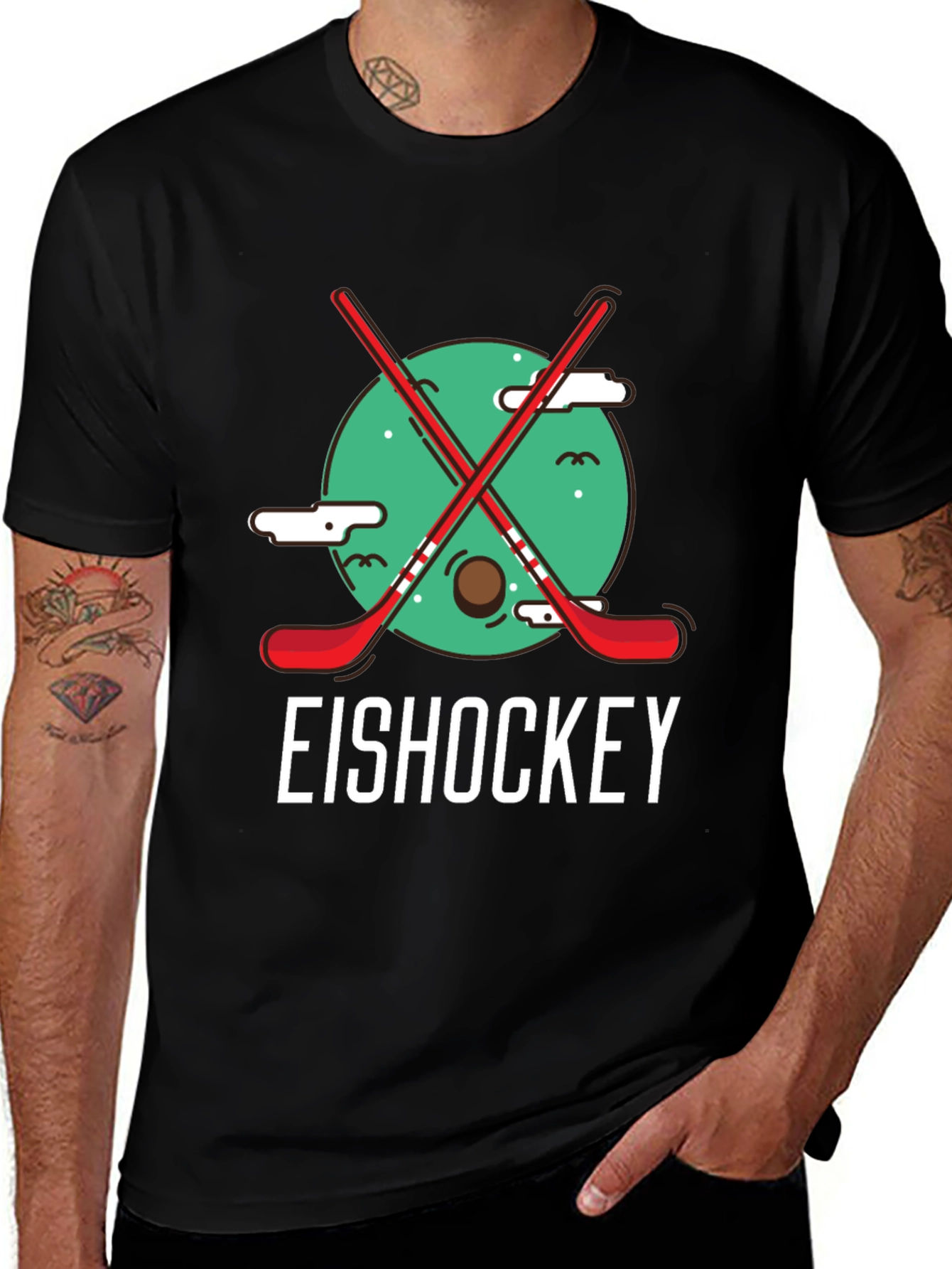 Eishockey Hockey T-Shirt - Cool Design