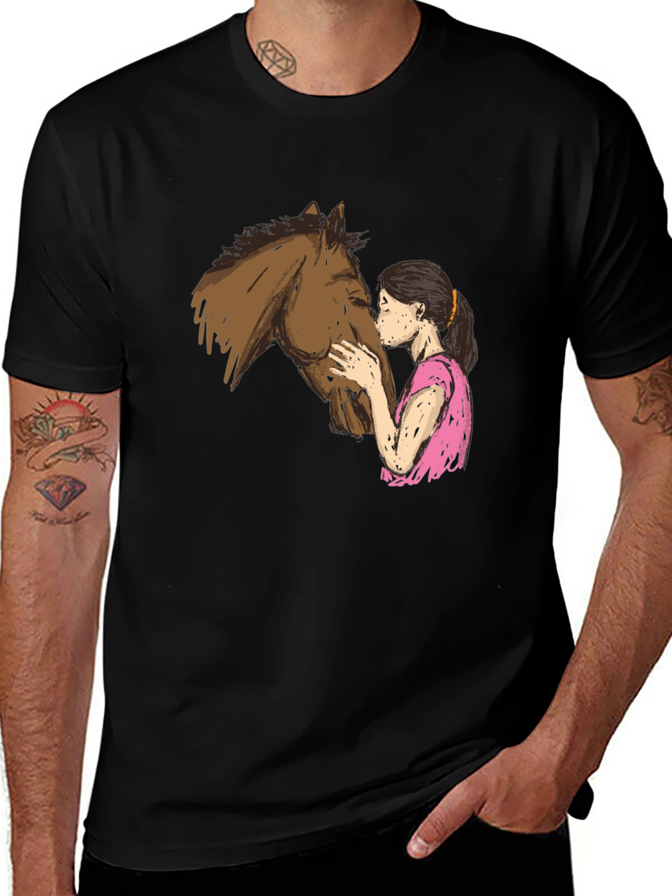 Variant 10 of Horse Lover Graphic T-Shirt - Unisex