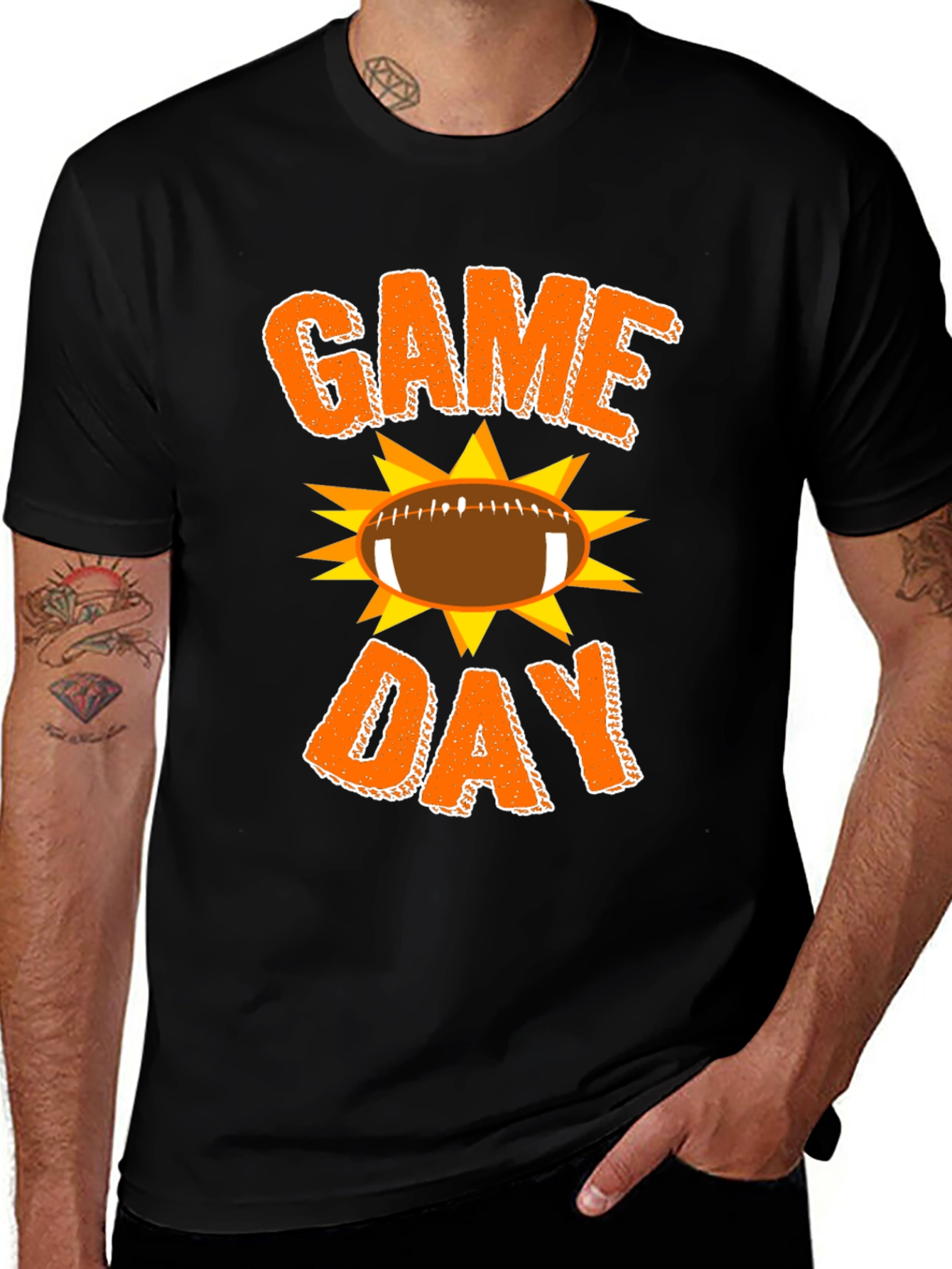 Variant 28 of Game Day Football Graphic T-Shirt