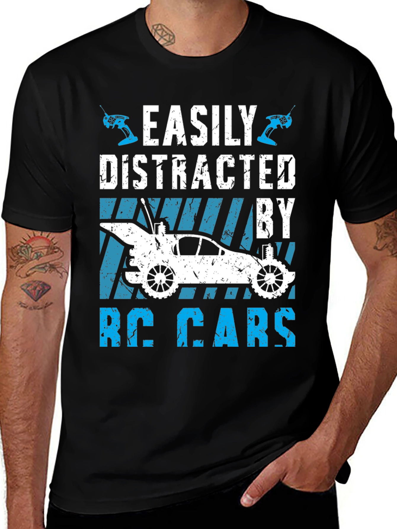 Easily Distracted by RC Cars T-Shirt