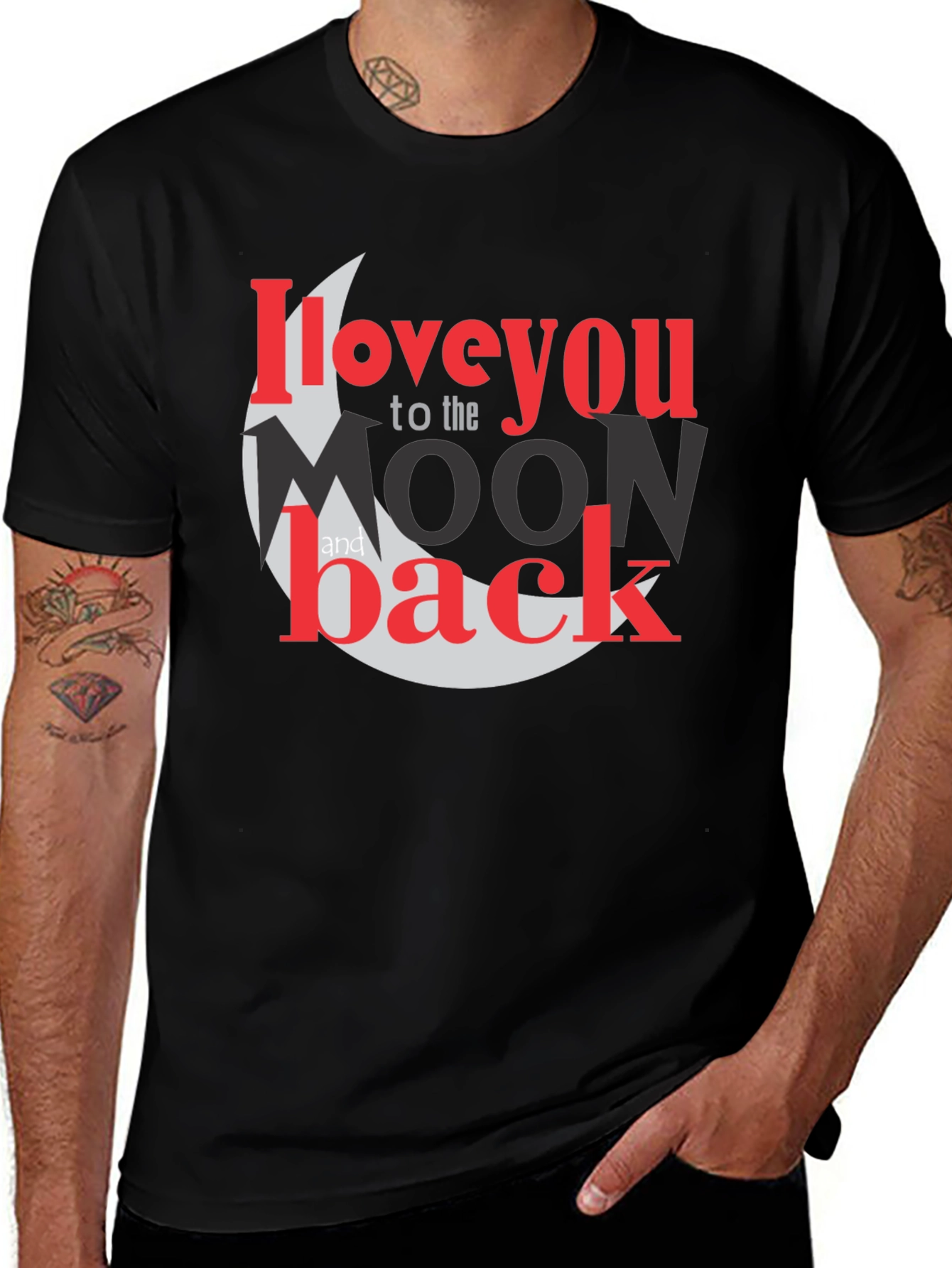 I Love You to the Moon and Back Graphic T-Shirt