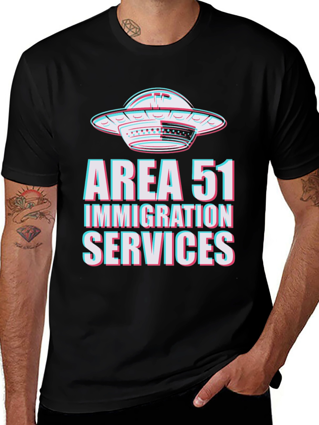 Area 51 Immigration Services Graphic Tee