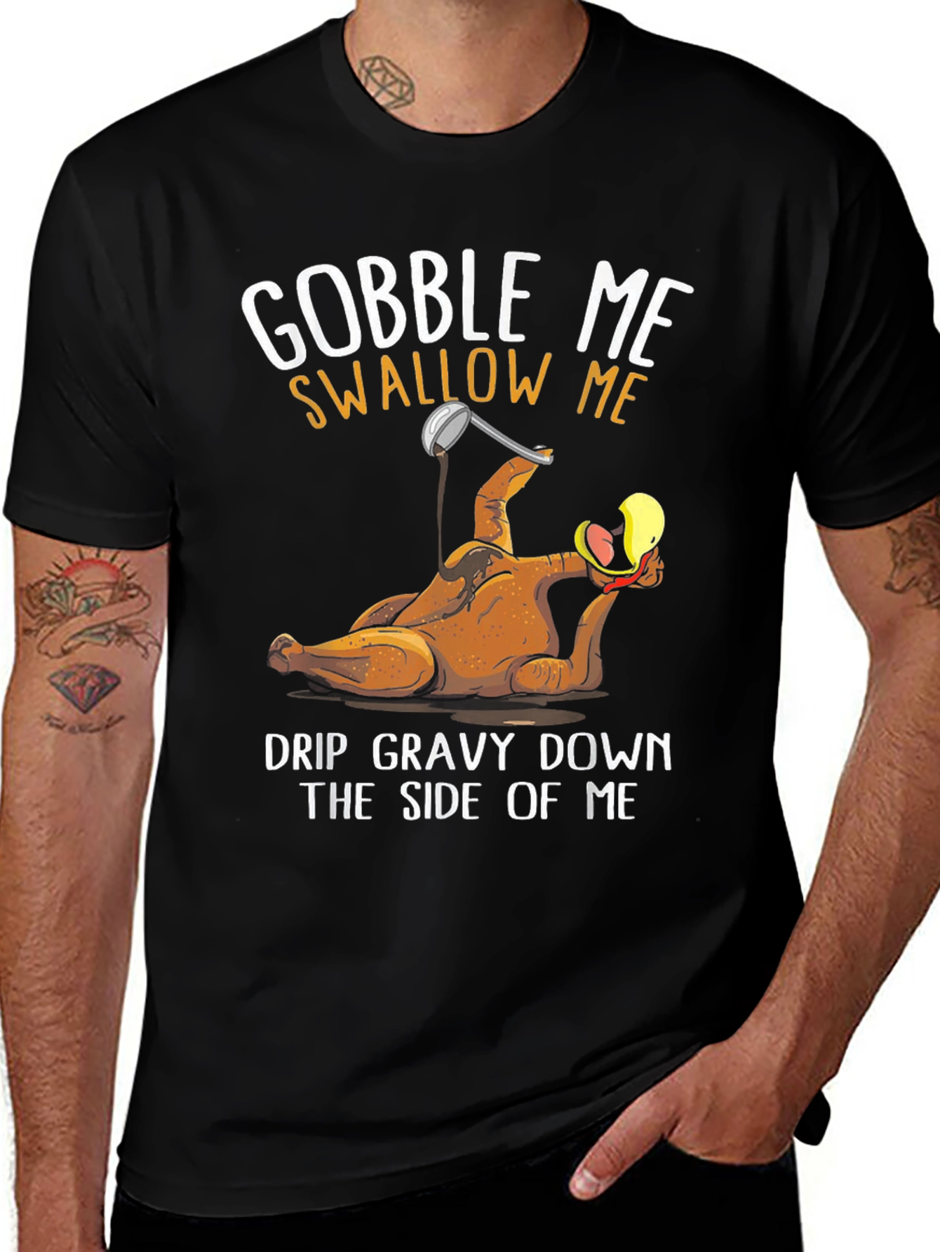 Gobble Me Funny Thanksgiving Turkey T-Shirt
