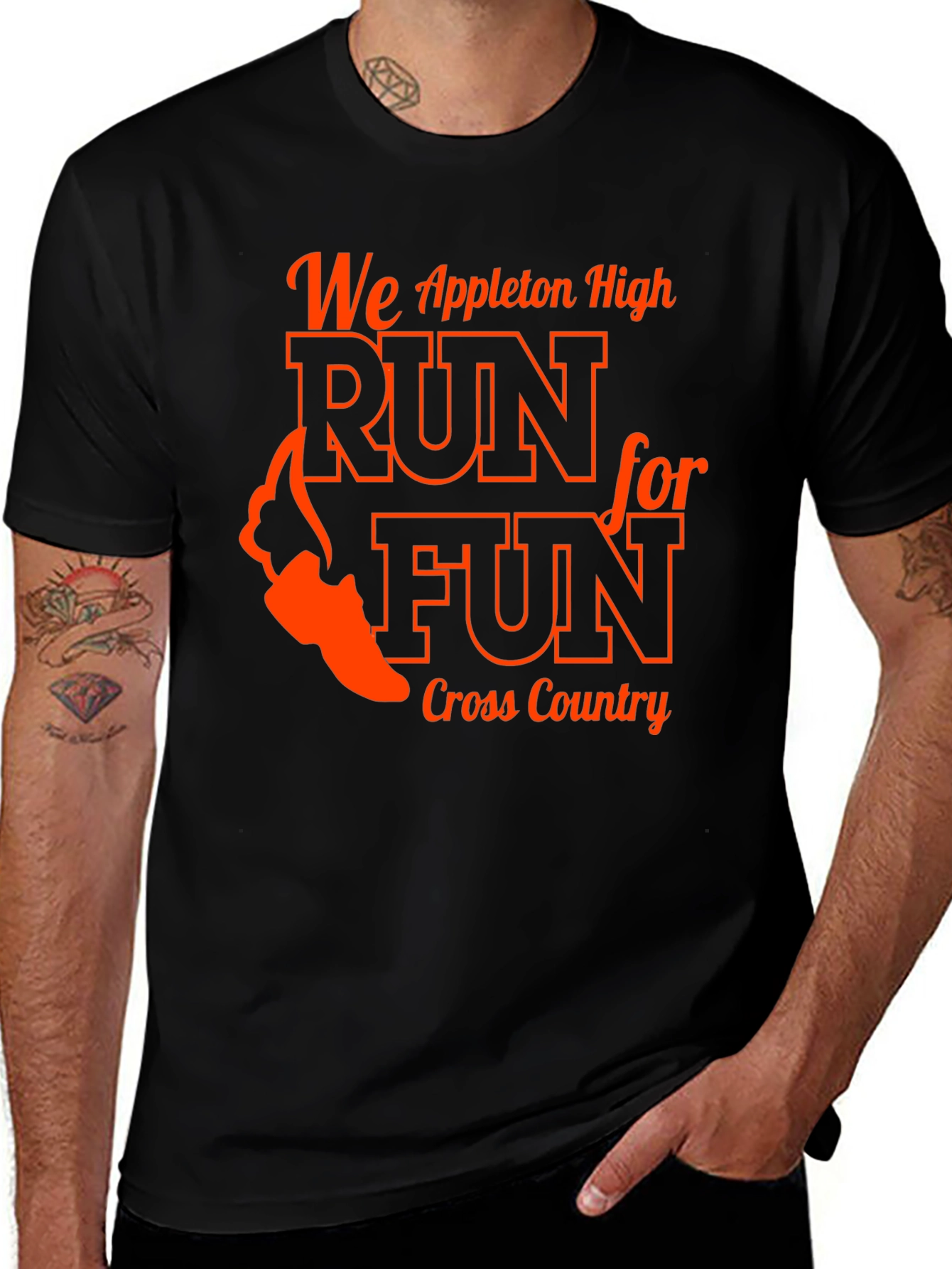 Variant 12 of Appleton High Run for Fun Cross Country T-Shirt