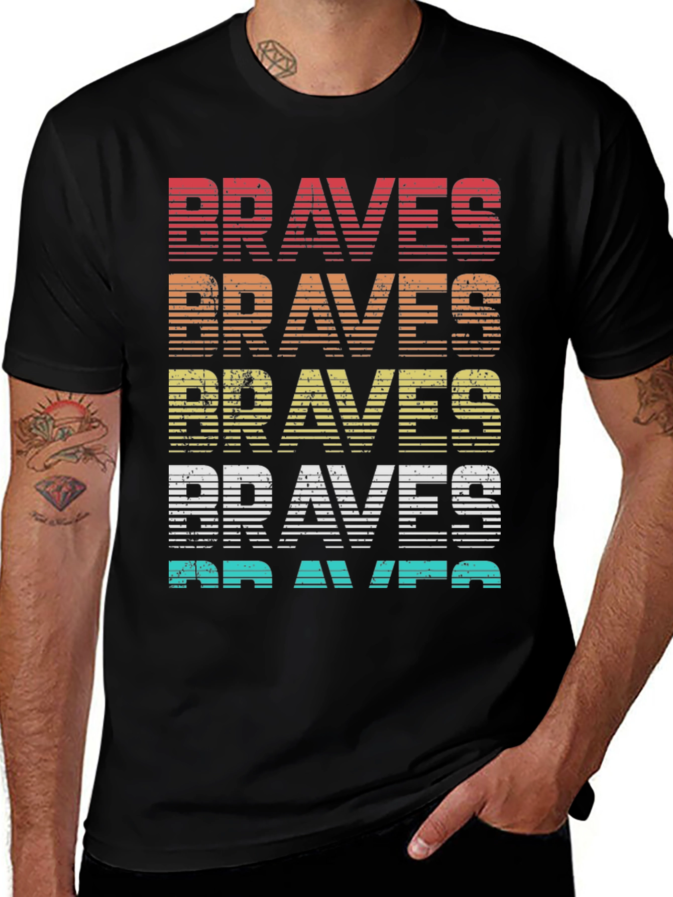 Retro Braves T-Shirt - Vintage Style Graphic Tee