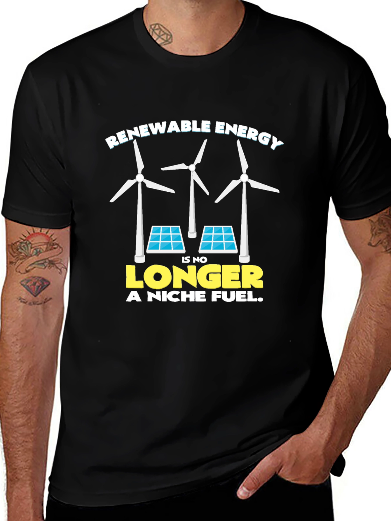 Variant 25 of Renewable Energy Graphic T-Shirt