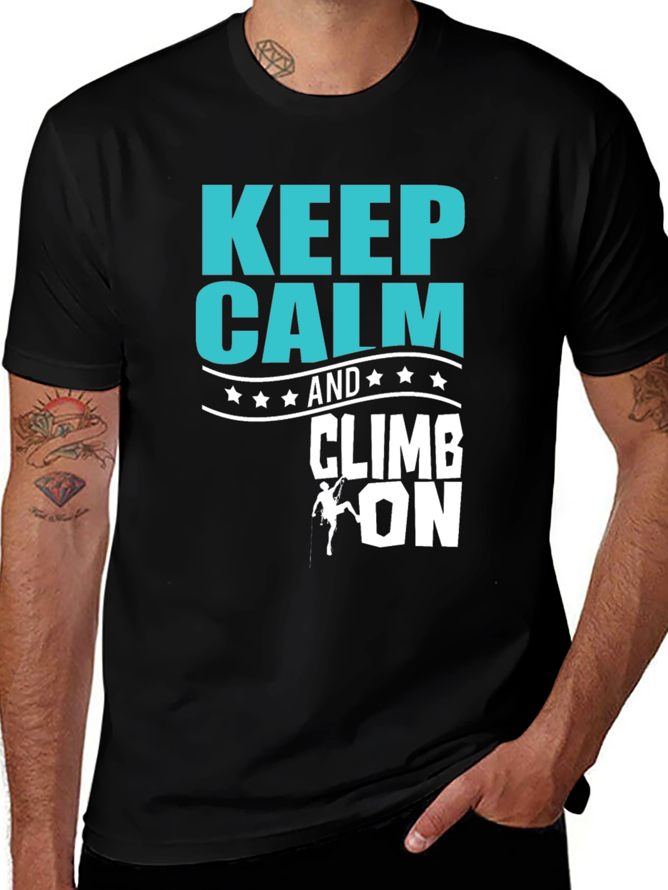 Variant 30 of Keep Calm and Climb On Graphic T-Shirt