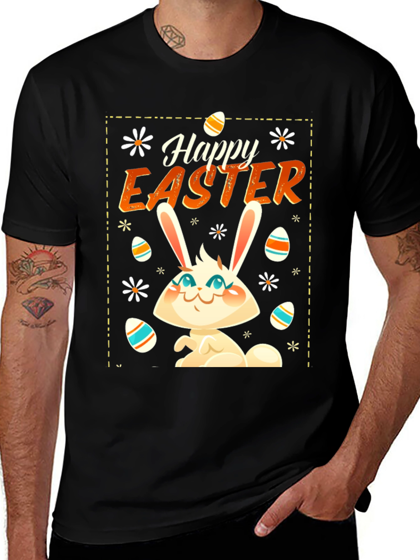 Variant 28 of Happy Easter Bunny Graphic Tee