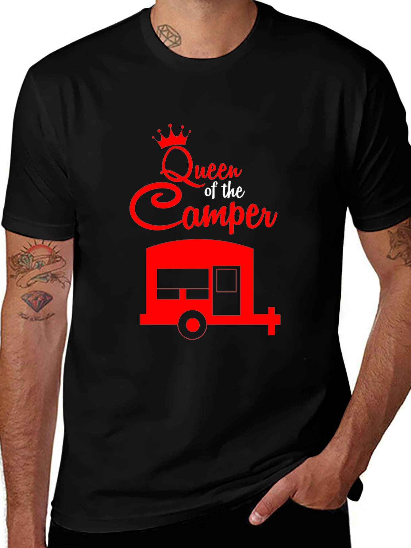 Variant 6 of Queen of the Camper Graphic T-Shirt