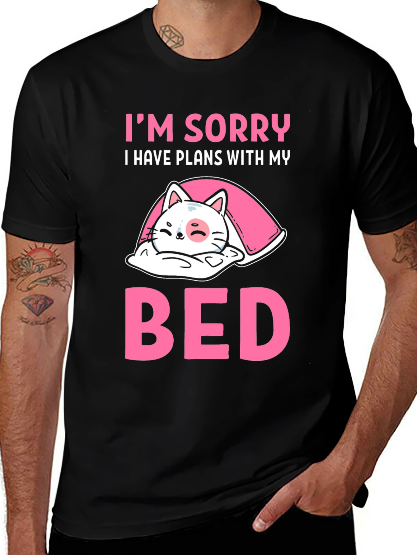 Sorry, I Have Plans With My Bed T-Shirt
