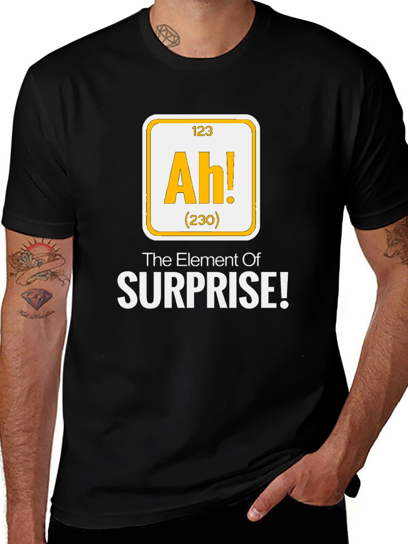 Variant 3 of Element of Surprise T-Shirt - Funny Science Tee