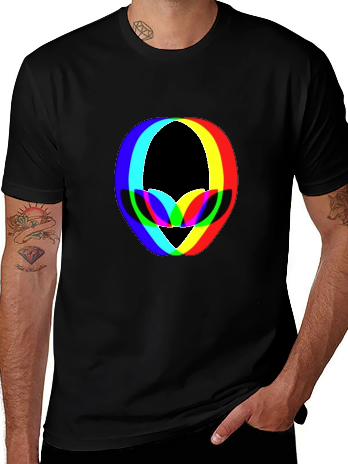 Variant 15 of Retro Alien Head Graphic T-Shirt