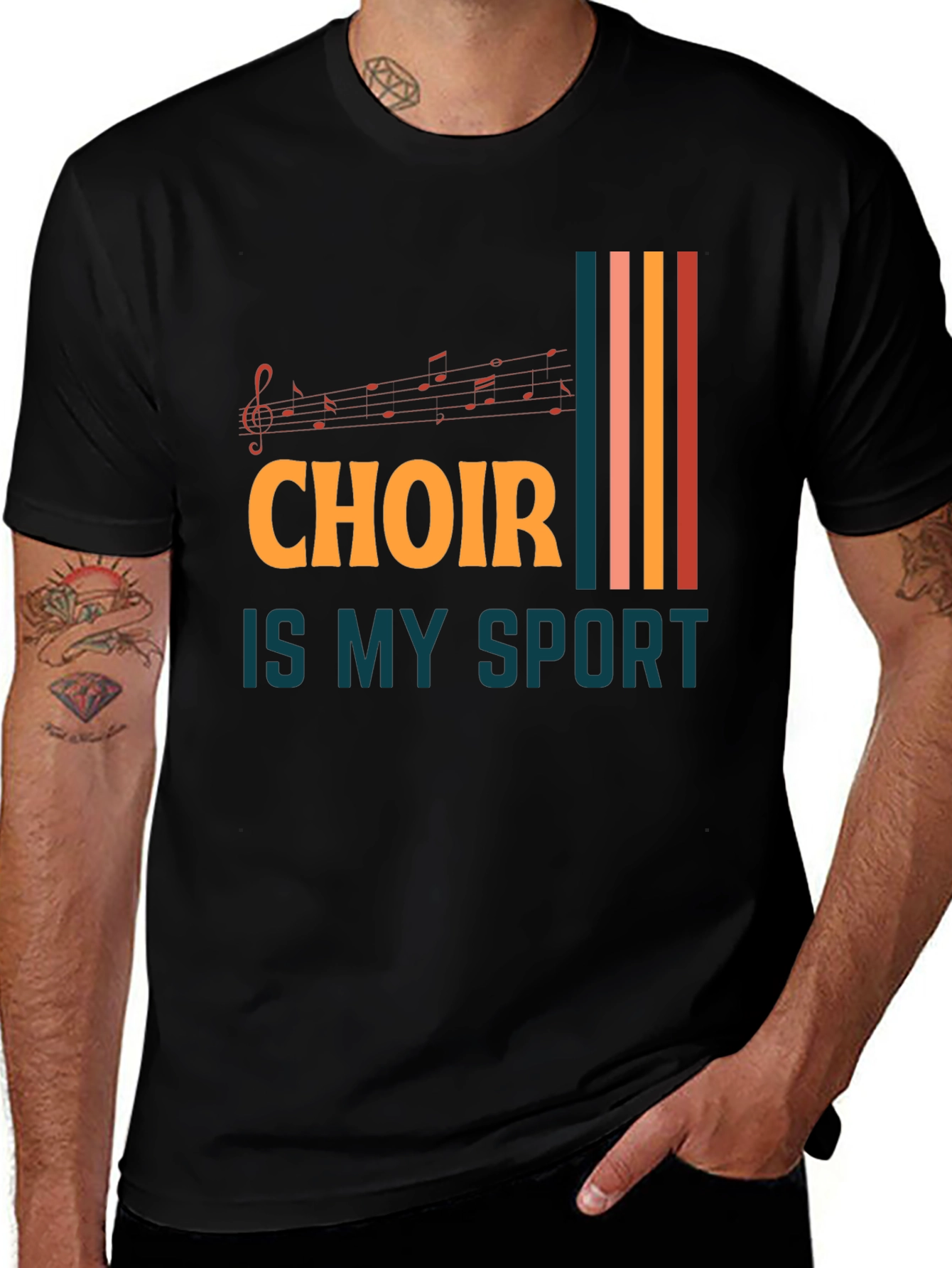 Variant 3 of Choir Is My Sport Graphic Tee