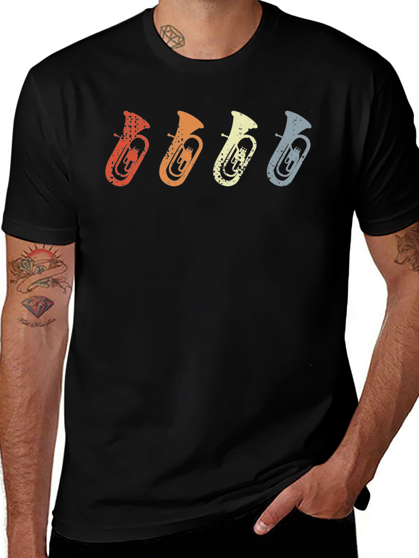 Variant 29 of Retro Tuba Music T-Shirt